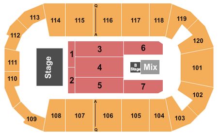 F&M Bank Arena Endstage B Stage