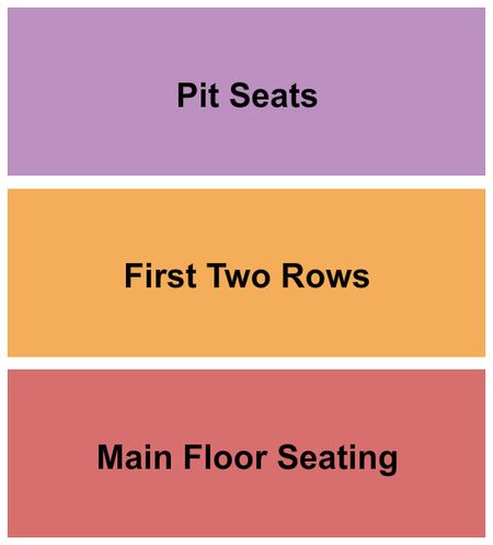 Symphony Hall At DECC Floor/First Two Rows/Pit