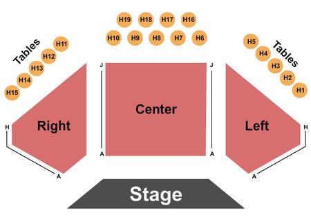 Hinman Auditorium At Center for the Arts of Bonita Springs Endstage Tables 3