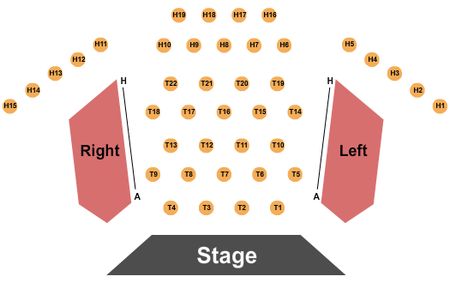 Hinman Auditorium At Center for the Arts of Bonita Springs Endstage Tables 4
