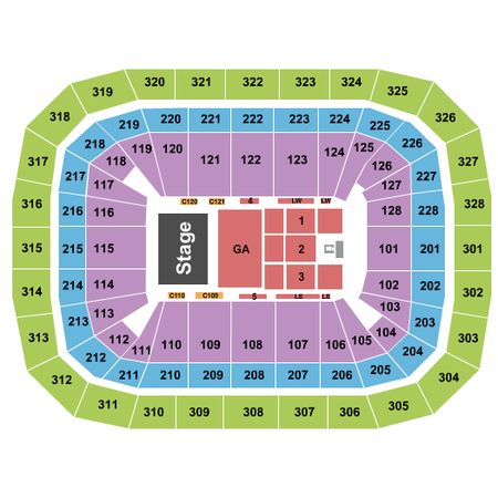 Kohl Center Endstage GA/Flr 1-3