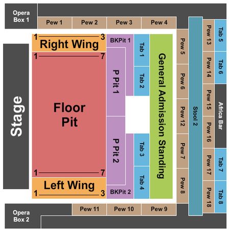 House Of Blues - Myrtle Beach Endstage - RSV Floor Pit