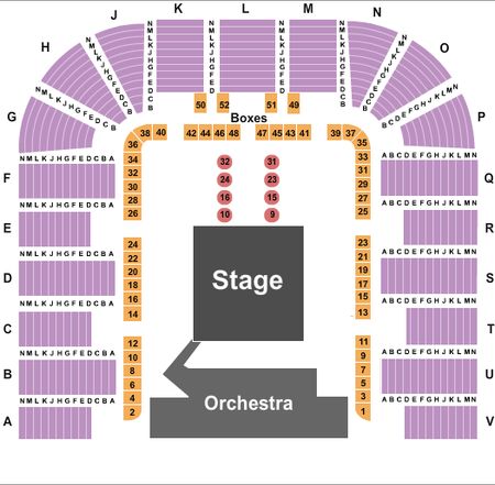 DAR Constitution Hall Endstage Tables