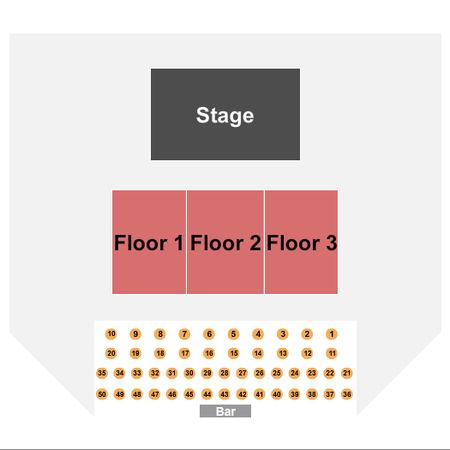 Forum River Center Arena Endstage VIP Tables