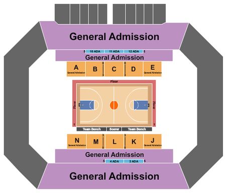 Kay Yeager Coliseum Basketball GA