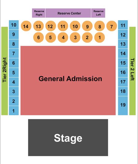The Fillmore Endstage Flr/Tables 2