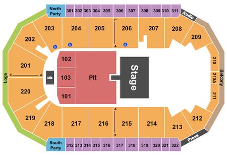 Findlay Toyota Center Half House GA Pit/RSV