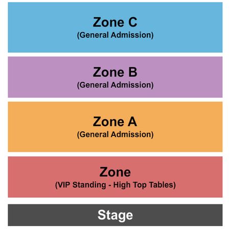 Atlanta Eagles Arena GA Zones
