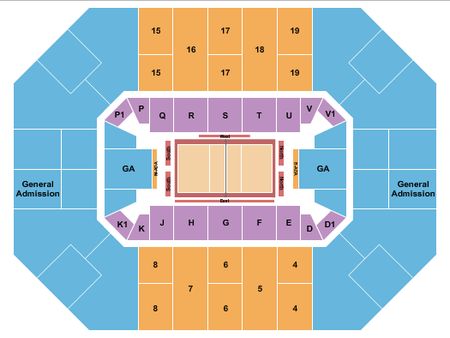 Allen Fieldhouse Volleyball