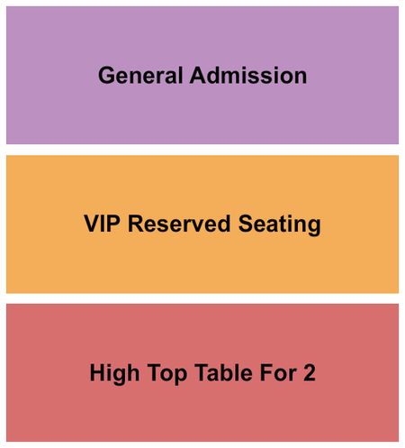 Ember Music Hall VIP Reserved/High Top