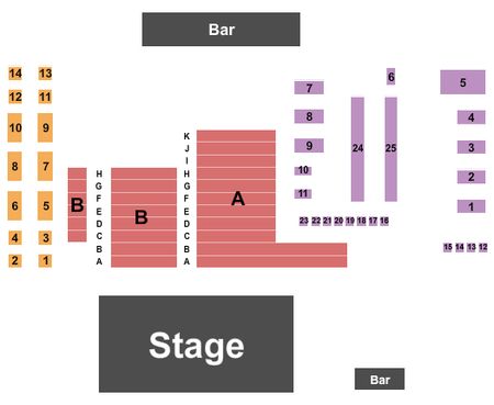 Ventura Music Hall Reserved Floor & Tables 2