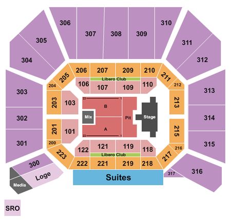 John Cook Arena at the Bob Devaney Sports Center Chase Rice