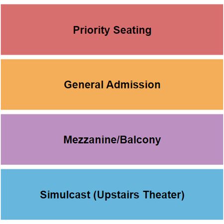 Texas Theatre GA/Balcony/Upstairs